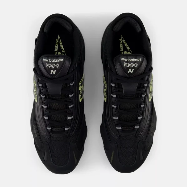 Zapatillas 1000 Triple Black – Estilo Técnico en Total Black - Imagen 2